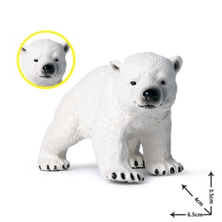 3pcs ern precioso mini oso polar decoración del hogar accesorios para el hogar miniatura animales de jardín (2)