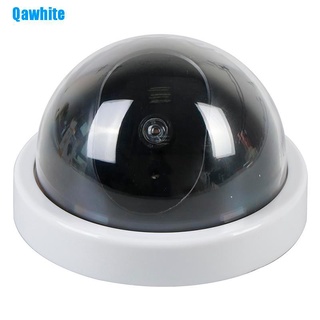 Qawhite Home outdoor fake dummy camera security dome mini dummy camera with LED light
