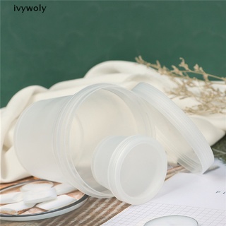 ivywoly 10pcs 50-500ml plástico helado taza yogurt taza postre recipiente helado taza cl