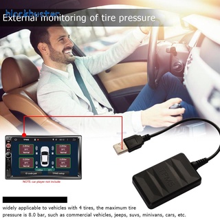 Blockbuster alta calidad TY06N USB Android TPMS Sensor externo sistema de monitoreo de presión de neumáticos de coche