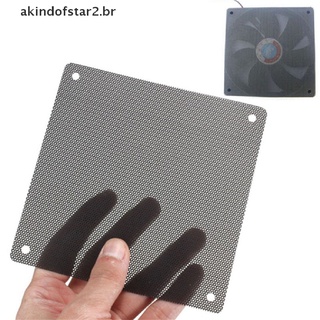 5pzas filtro de polvo negro pvc 120mm ventilador a prueba de polvo