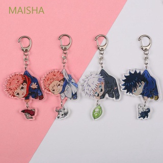 MAISHA Gifts Animation Peripheral Acrylic Figurine Model Jujutsu Kaisen Keychain Jujutsu Kaisen Pendant Jewelry Scultures Japanese Anime Q Version Characters Key Ring