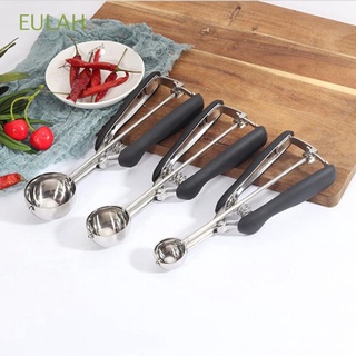 EULAH Professional Ice Ball Spoon Cookie Kitchen Tool Ice Cream Scoop Stainless Steel Durable Dough Meatball Mash Salad Ice Ball Digger