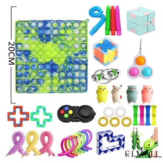 GML-Sensory Fidget Toys Set, paquete de 36/37 novedad alivio del estrés Anti-ansiedad Kit de juguetes para adultos niños