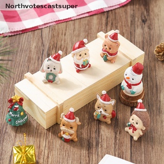Northvotescastsuper Navidad DIY Mini Miniatura Adorno De Jardín Decoración De Accesorios NVCS