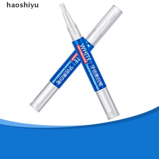 Haoshiyu - bolígrafo de Gel para blanquear dientes, cuidado Oral, eliminación de manchas, herramienta de limpieza de dientes BR