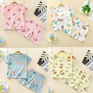 Conjunto de ropa de bebé/niños+pantalones cortos de algodón ropa de dormir para bebé