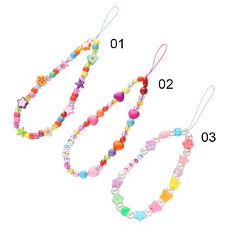 foxess moda correa cordón decoración teléfono móvil cuerda teléfono móvil cadena mujeres anti-pérdida colorido cordón colgante perlas cadena (3)