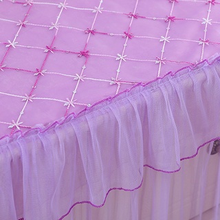 mantel de encaje para mesa, servilleta rectangular transparente, decoración de mesa de comedor (3)