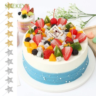 SHEKEYY 5PCS Sweet 5Pcs Kids Cake Insert Star Cake Topper Creative Happy Birthday Party Supplies Celebration Decoration Colorful/Multicolor