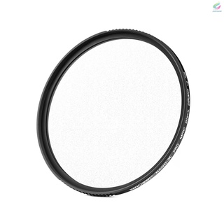 Nuevo K&F CONCEPT filtro de enfoque suave difusor lente negro niebla 1/8 con impermeable resistente a los arañazos para la lente de la cámara de 77 mm de diámetro (1)