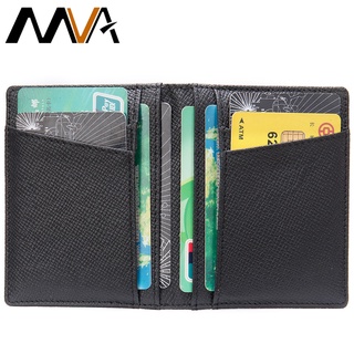 MVA Card Holder Men Women Fashion Business Card Case For Bank Cards Wallet For Man Cardholder Luxury Small Bifold Pocket Purse