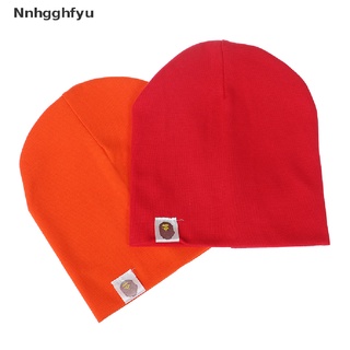 [nnhgghfyu] sombrero de bebé de algodón niño sombrero bufanda para niños niñas gorra invierno caliente color sólido sombrero venta caliente