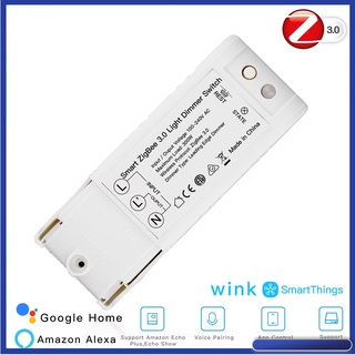 ac100-240v smart zigbee3.0 interruptor de atenuador de luz inteligente modificación del hogar control remoto hsk