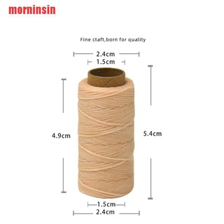 {morninsin} metros de cuero encerado hilo cordón para bricolaje herramienta de artesanía costura a mano hilo IEE (8)