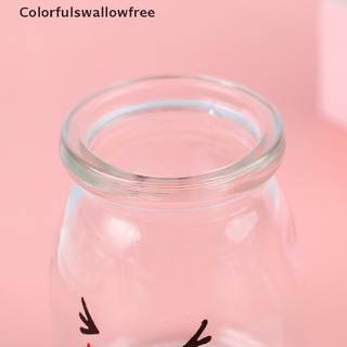 colorfulswallowfree 2 unids/set lindo pudín botella de pan tienda resistente al calor yogur contenedores belle (4)