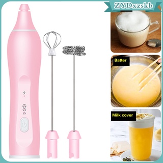 Electric Milk Frother Foam Maker for Coffee Whisk Drink Mixer Mini Blender