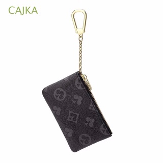 cajka flor impresión cartera pequeña bolsa de monedas mini bolso decorativo bolsa de cremallera monedero de cuero impreso tarjeta monedero bolsillo llave bolsa/multicolor