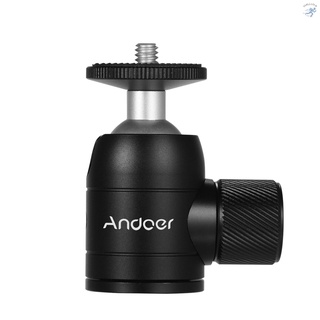 andoer trípode cabezal de bola giratorio 360 grados compatible con cámara dslr trípode selfie stick monopie