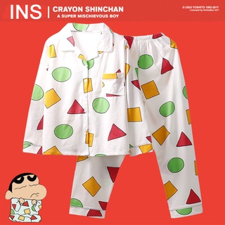 Crayon Shin-chan Pijamas Mujer Estudiante Primavera Y Otoño Manga Larga big boy c 6.16 (4)