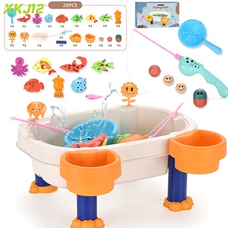 Xk niños magnético placa de pesca juguete padre-hijo cognición vida marina ayudas de enseñanza juego de juguetes