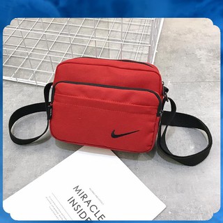 『FP•Bag』 Colores Nike bolso de hombro hombres y mujeres bolsa de mensajero nuevo de ocio al aire libre bolsa de teléfono móvil bolsa de alta calidad impermeable Sling Bag Beg Selempang Wanita Beg Selempang