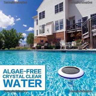Timingbuildinggen Solar Pool-Ionizer piscina purificador de agua purificador de agua mata-algas piscina TBG