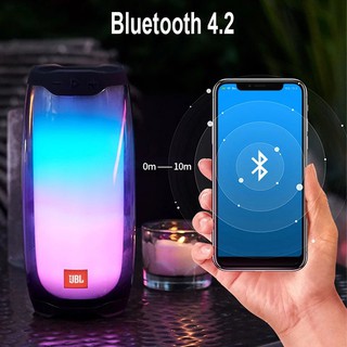Jbl Pulse 4 1: 1 Altavoz Bluetooth portátil Ipx7 impermeable LED de 360 ​​grados Alto-Falante (2)