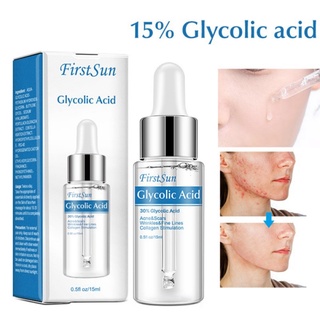 SHEZSHE Nuevo Aceite De Ácido Glicólico Natural Líquido Antiarrugas Suero Para Crema Facial Blanqueamiento Cuidado De La Piel Anti-Envejecimiento (1)