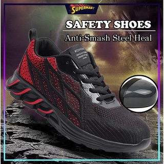 Calzado de seguridad, puntera de acero, protección de seguridad anti-rotura, calzado y botas de seguridad en el lugar de trabajo, calzado deportivo informal, resistente al desgaste