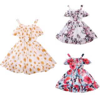 Baabyking Vestido De Princesa con Estampado Floral/sin Mangas/Estampado Para bebé/niña