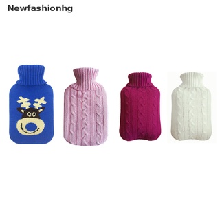 (newfashionhg) funda protectora de punto para bolsas de botella de agua caliente de pvc de 2 litros, anti-quemaduras, cubierta a la venta
