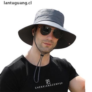 lantuguang: sombrero de sol para hombre, diseño de ala de caza, senderismo, plegable, pescador [cl]