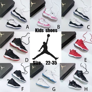 * Listo Stock * N ike Air Jordan11 Clásico Zapatos De Bebé Deporte Niños Tamaño 22-35