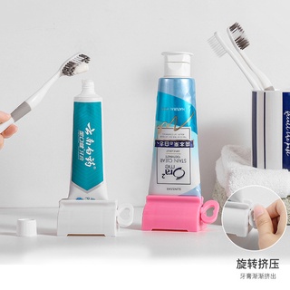 exprimidor manual de pasta de dientes limpiador facial rollo prensa estante (2)