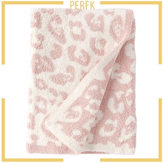 [PERFK] Manta de forro polar con estampado de leopardo/mantas de felpa para sofá