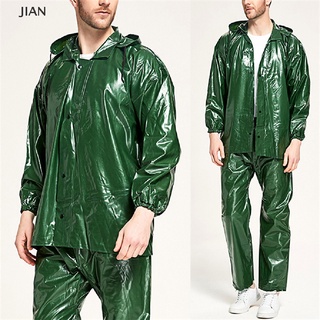 ji Raincoat Rain Pants Suit Full Body Rainstorm Resistant and Waterproof Poncho es