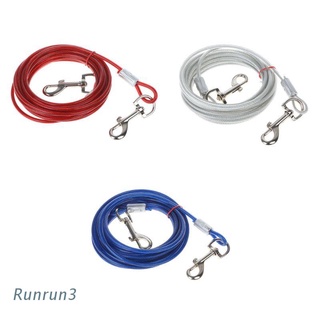 Run Pet Tie-out correa de alambre de acero de servicio pesado cadena de Metal para perros