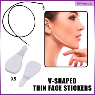 10 pzs parche de elevación de cuello facial en forma de v/kit de parches de lifting facial doble elevación de barbilla