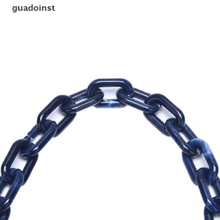 [guadoinst] Cadena De Eslabones De Plástico Acrílico MultiColor Ovalada DIY Collar Pulsera CL (4)