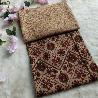 Pekalongan Batik tela moderna tela algodón Material Javanese blusa medidor uniforme dama de honor
