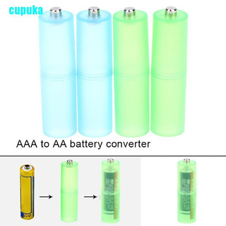 Cp 5Pcs AAA a AA convertidor de batería adaptador de baterías titular Durable caso interruptor