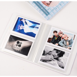 Ins 3 Pulgadas Álbum De Fotos Coreano Estrella De Almacenamiento Persiguiendo Mini Tarjeta Ídolo Portátil Pequeño Libro (7)