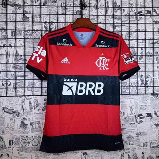 21-22 Patrocinador + Camiseta CR Flamengo Parche 1 Casa