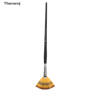 [tai] pluma acrílica de pintura con mango de madera con forma de ventilador/cepillo de pintura al óleo de agua acrílica sdg