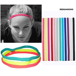 Banda De cabeza Elástica deportiva color caramelo antideslizante Para correr