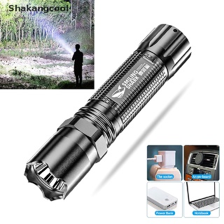 【SKC】 Mini LED USB Rechargable Torch Portable Power Bank Lamp Waterproof Camping Light 【Shakangcool】 (1)