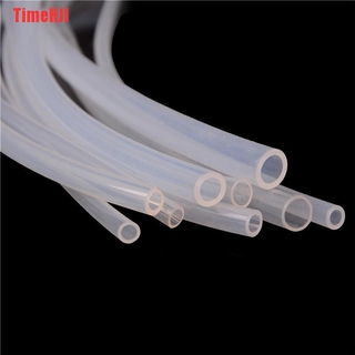 Timehji 1m Tubo De silicón Translúcido Transparente no Tóxico/goma flexible Para leche/cerveza