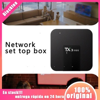 【En stock】TX3 Mini Tv Box Smart 5G Wifi Smart Quad-core Wireless Network Set Top Box@blacktea