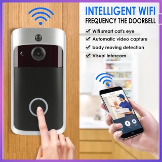 Wifi inalámbrico Video timbre de dos vías hablar inteligente PIR timbre de puerta cámara de seguridad HD envío en 24 horas